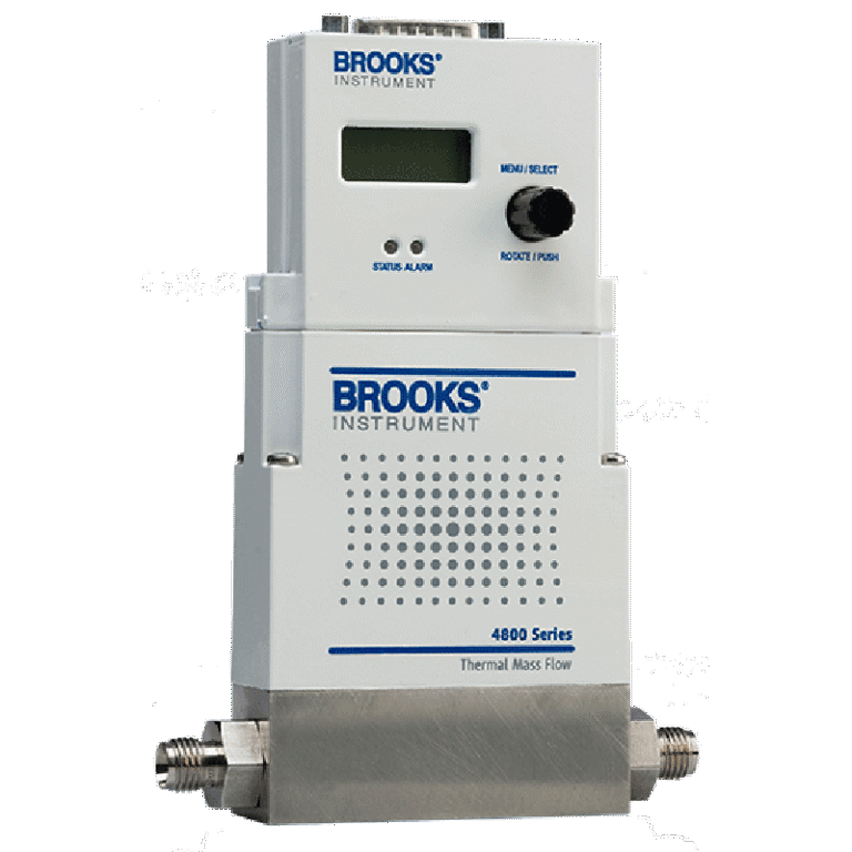 brooks 4800 series elastomer sealed thermal mass flow controllers & meters
