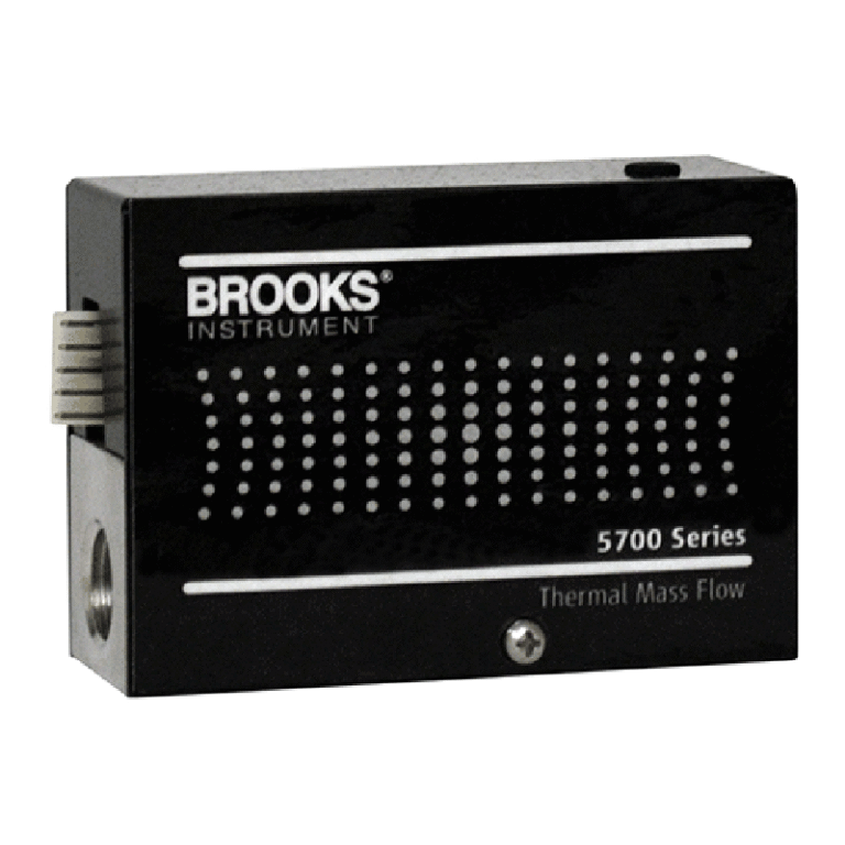 brooks 5700 series elastomer sealed mass flow meters
