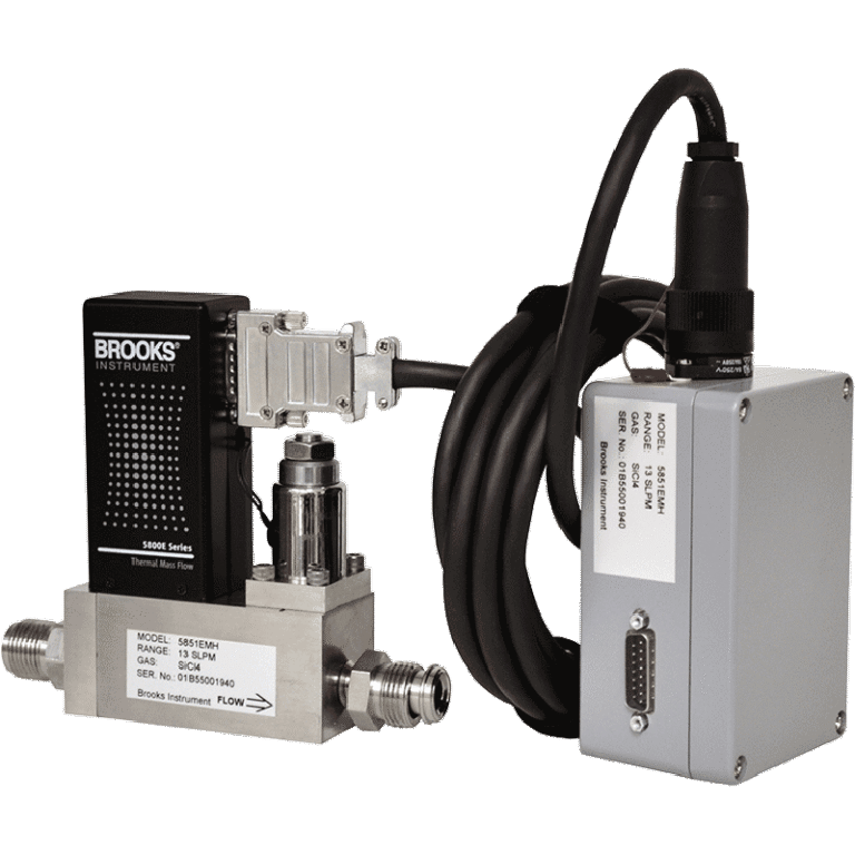 brooks 5850emh series high temperature mass flow controllers