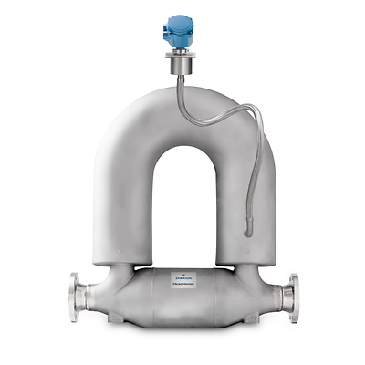 emerson micro motion elite cmf400a coriolis meter, 4 6 inch (dn100 dn150), 316l stainless steel, high temperature
