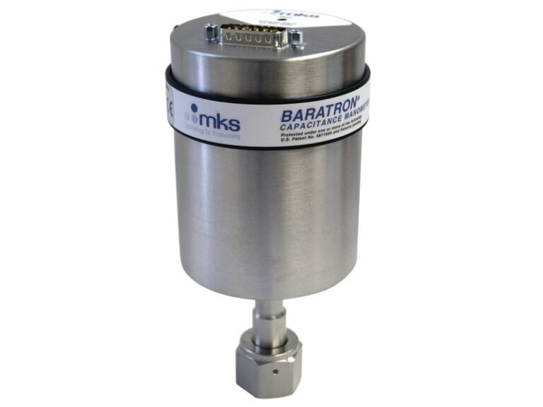 mks heated capacitance manometer, 10,000 torr, 45°c, 8 vcr f, db15 w/thread lock, 0 10 vdc, status leds, vertical calibration