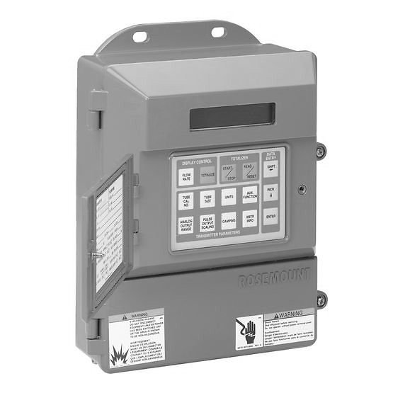 rosemount 8712h slurry magnetic flow meter transmitters