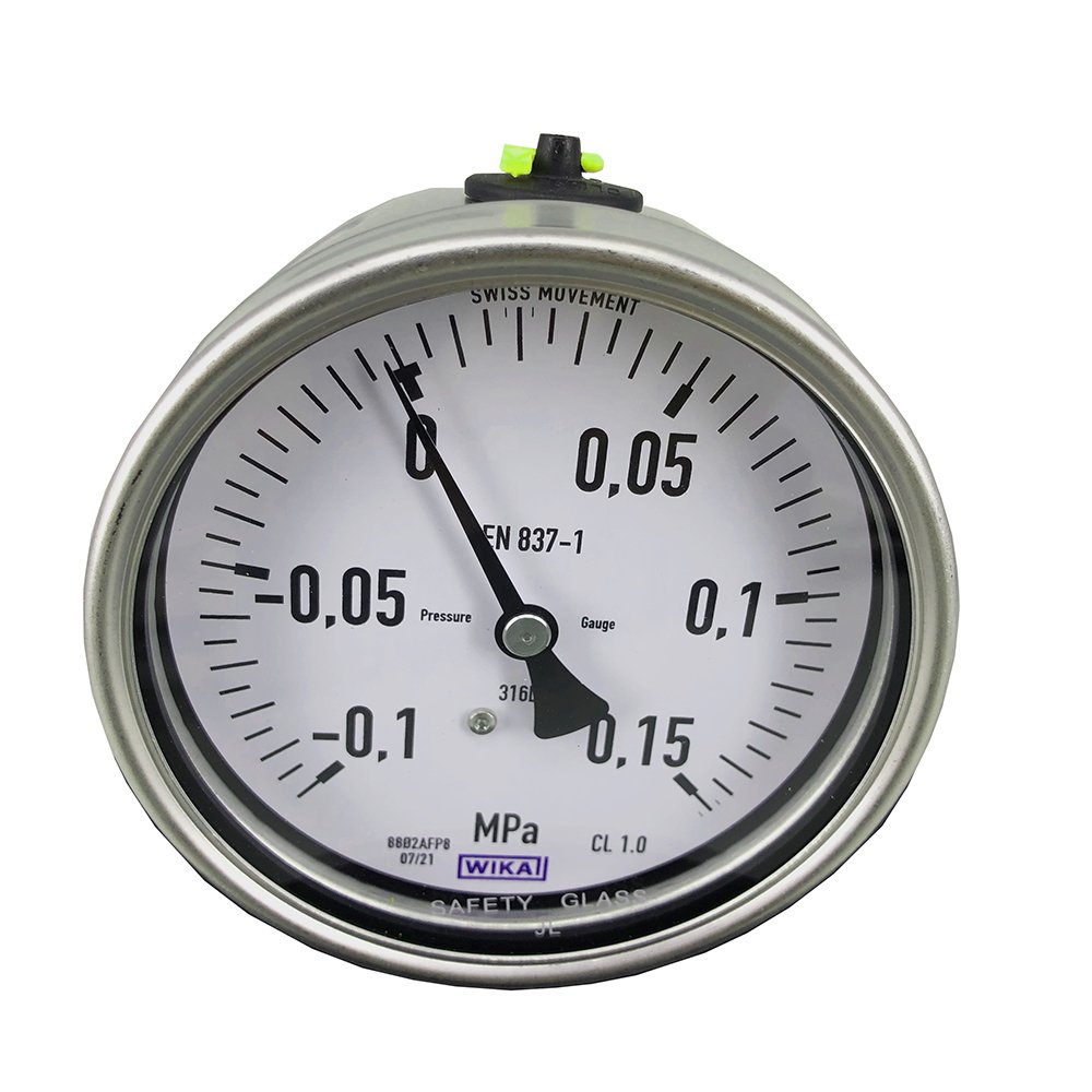 Wika 233.50 Bourdon Tube Pressure Gauge Stainless Steel