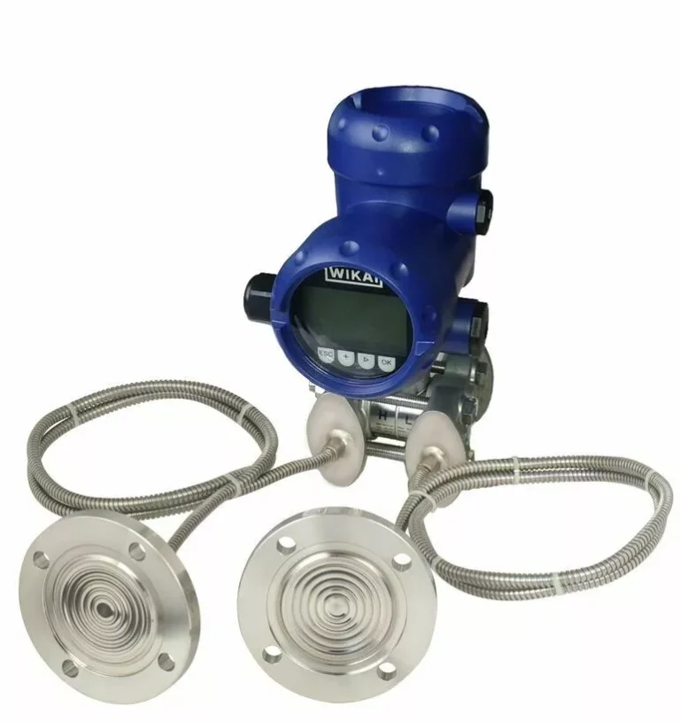wika diaphragm monitoring system with flange connection