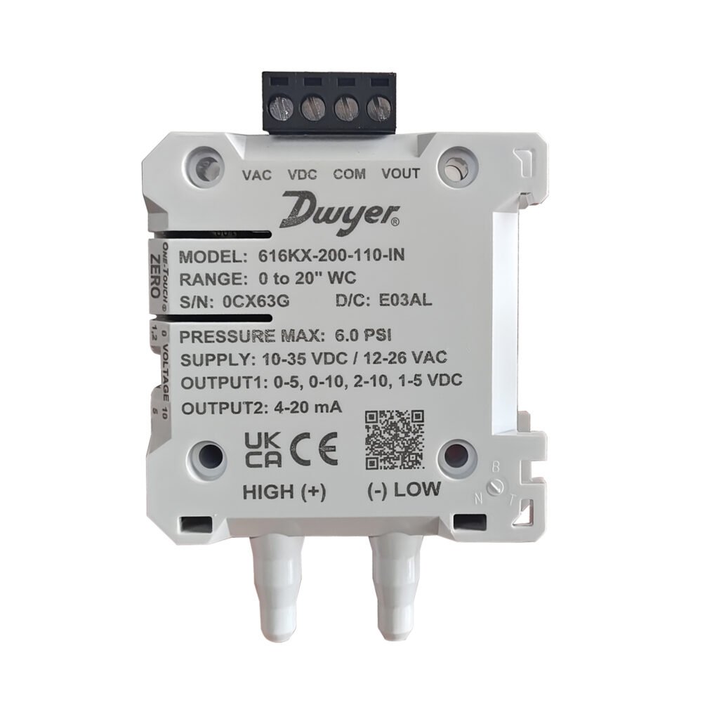 Dwyer 616KX-200-110-IN Differential Pressure Transmitter